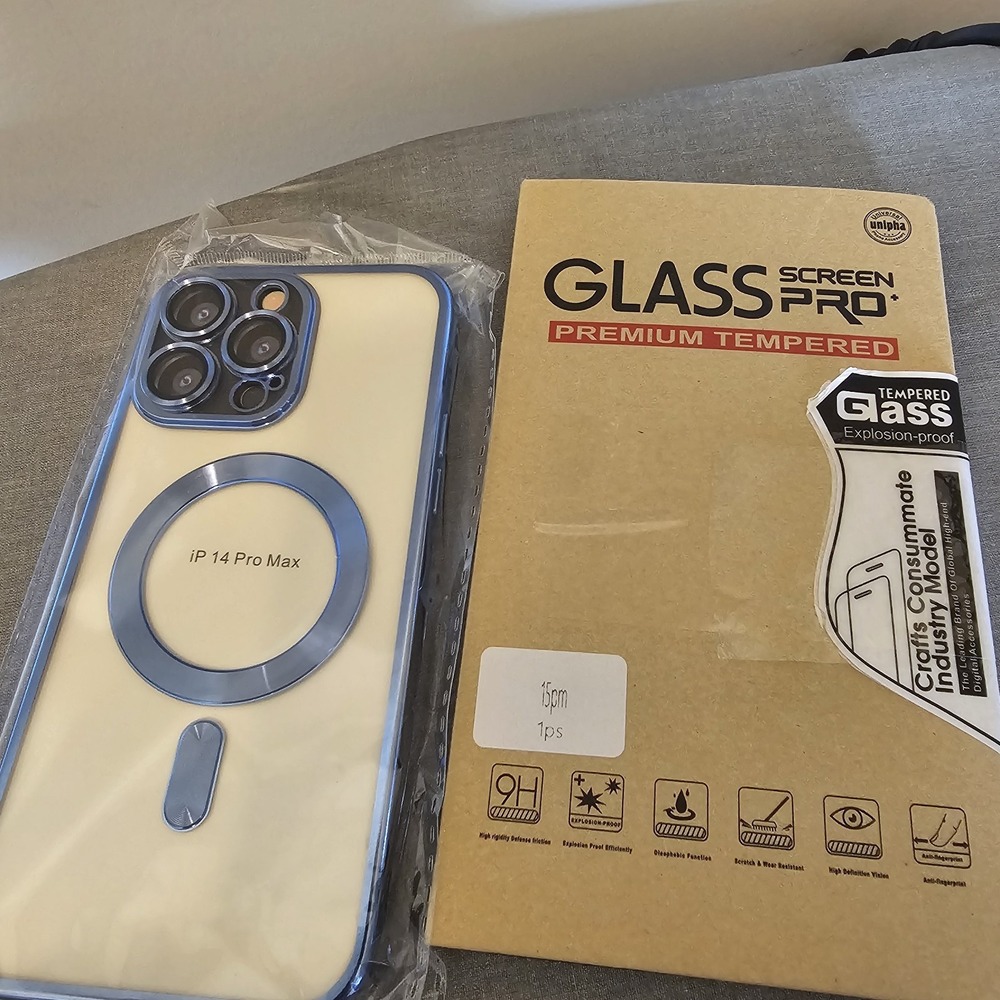 Iphone Case And Glass IP 14 IP 15 Pro max
